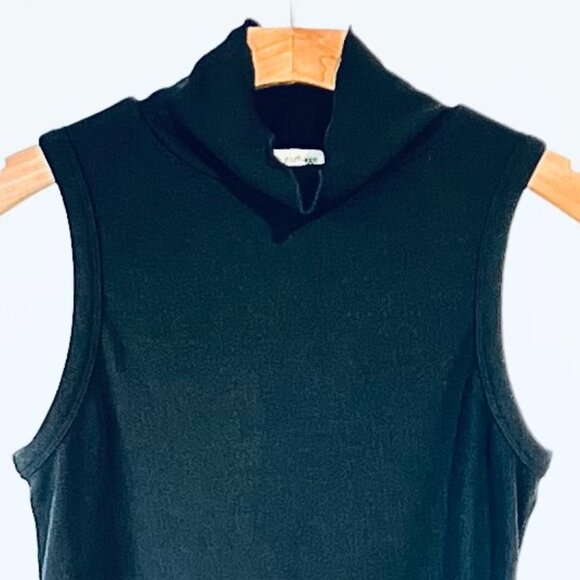 Pretty Garbage Turtleneck Style Tank Top in Black (S) New with Tags - Picture 2 of 8